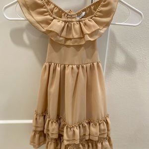 Bailey Blossoms 12-18m nude dress